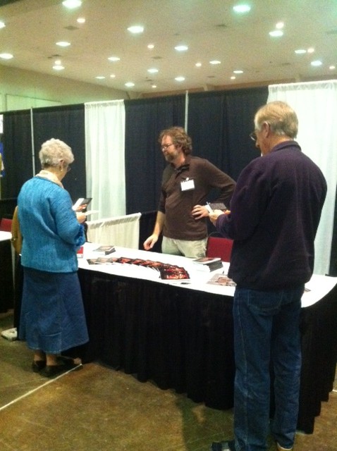 T. Anders Carson - Selling His Poetry Book at the WV Book Festival