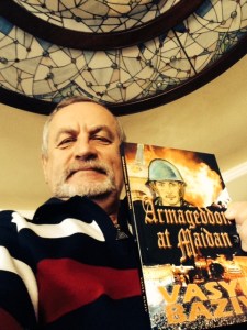 Photo of Baziv with the book
