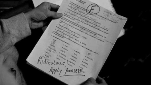 Season 1, Episode 4, 34 minutes: Back of the Test