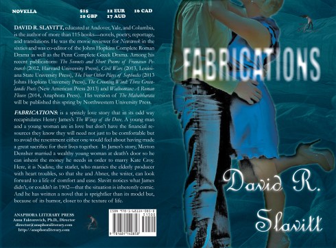 Slavitt - Fabrications - Cover - 9781681140858.indd