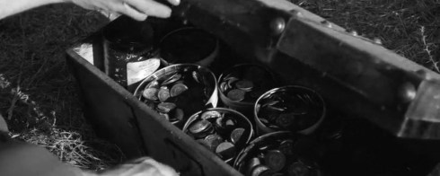 Fig 17 - The treasure of gold coins