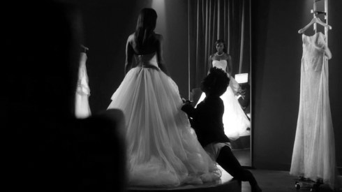 Fig 36 - Aja Naomi King trying on a wedding gown